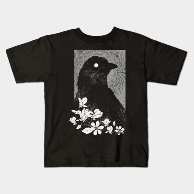 The raven Kids T-Shirt by clingcling